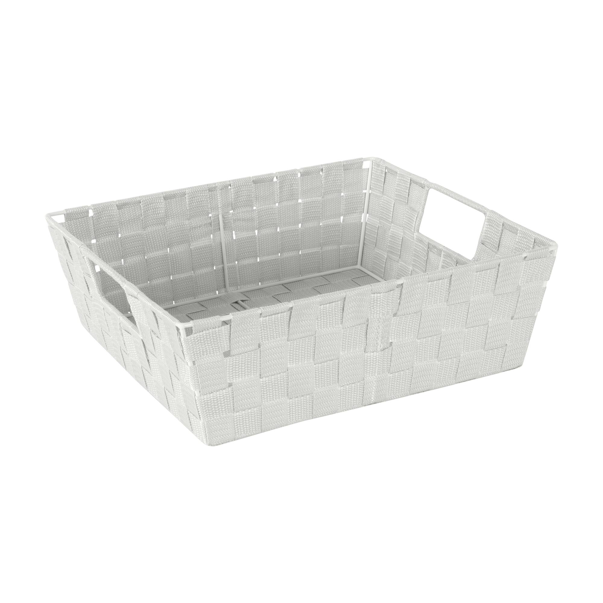Simplify Heather Gray Large Storage Shelf Tote Set